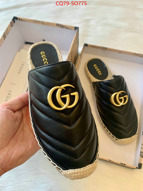 Women Shoes-Gucci,top fake designer , ID: SO775,$: 79USD