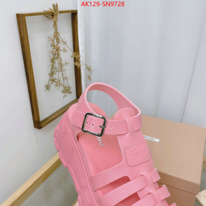 Women Shoes-Miu Miu,mirror quality , ID: SN9728,$: 129USD