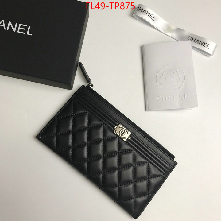 Chanel Bags(4A)-Wallet-,ID: TP875,$: 49USD