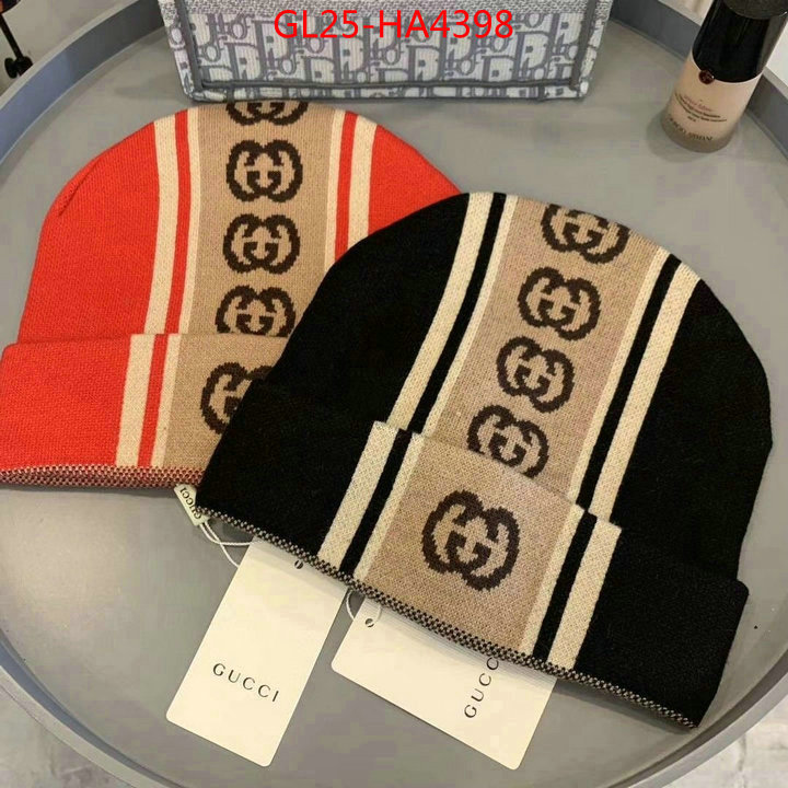 Cap (Hat)-Gucci,best luxury replica , ID: HA4398,$: 25USD