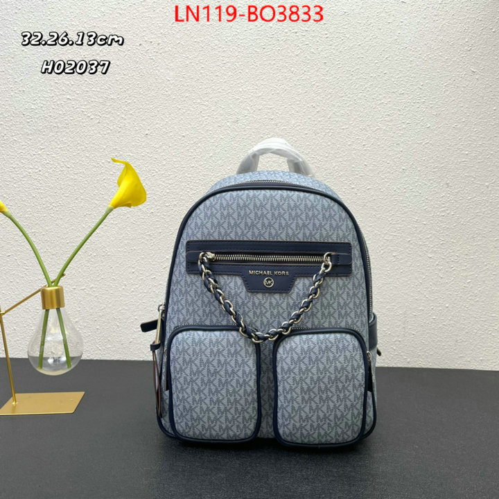 Michael Kors Bags(4A)-Backpack-,fashion replica ,ID: BO3833,$: 119USD