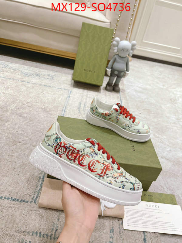 Women Shoes-Gucci,best luxury replica , ID: SO4736,$: 129USD