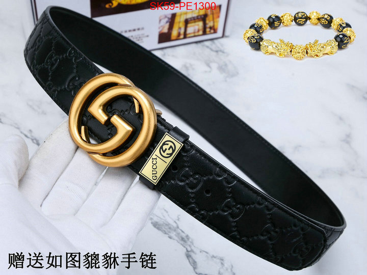 Belts-Gucci,mirror copy luxury , ID: PE1300,$: 59USD