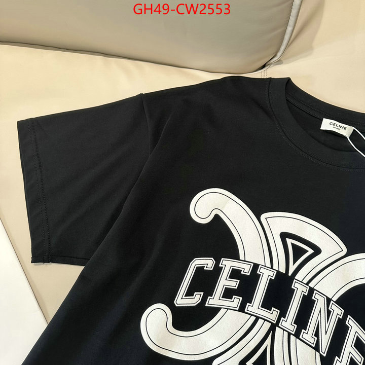 Clothing-Celine,2023 replica wholesale cheap sales online , ID: CW2553,$: 49USD