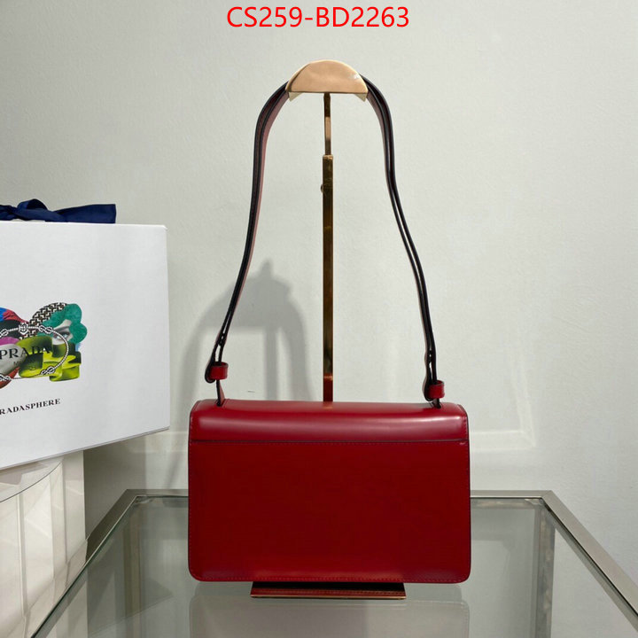 Prada Bags(TOP)-Diagonal-,ID: BD2263,$: 259USD