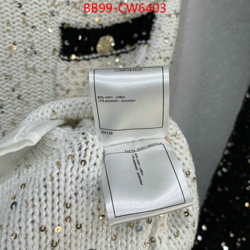 Clothing-Chanel,online china , ID: CW6403,$: 99USD