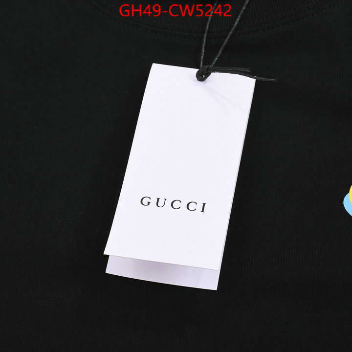 Clothing-Gucci,first copy , ID: CW5242,$: 49USD