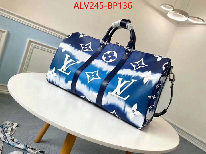 LV Bags(TOP)-Keepall BandouliRe 45-50-,ID: BP136,$: 245USD