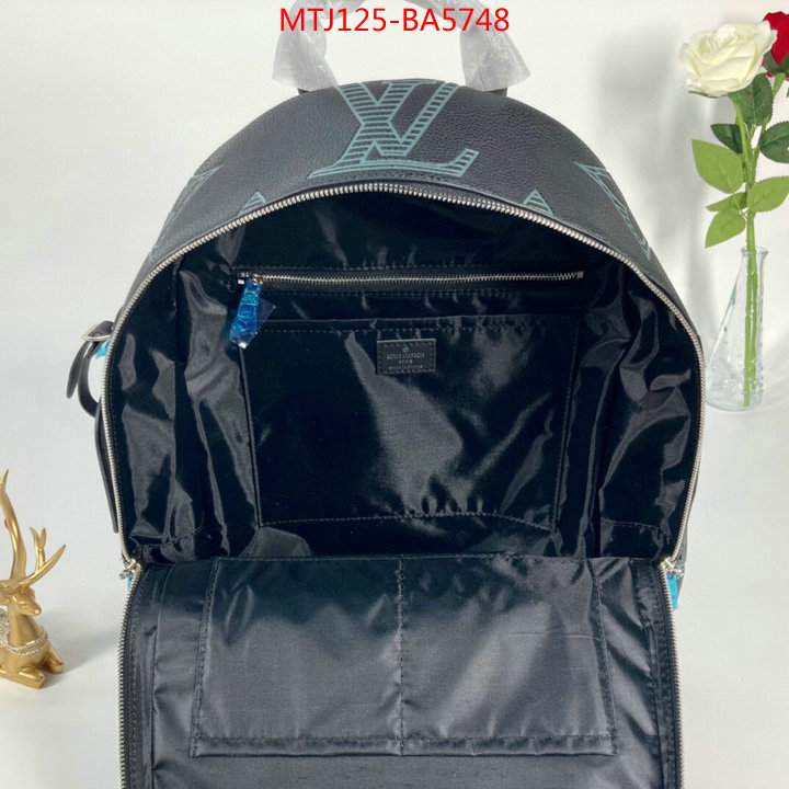 LV Bags(4A)-Backpack-,replica us ,ID: BA5748,$: 125USD