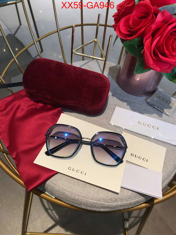 Glasses-Gucci,high quality 1:1 replica , ID: GA946,$:59USD