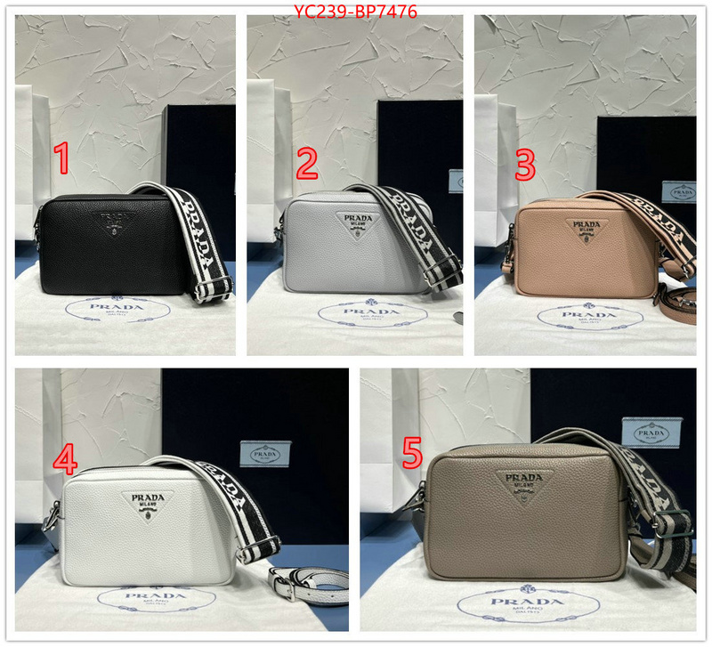 Prada Bags(TOP)-Diagonal-,ID: BP7476,$: 239USD