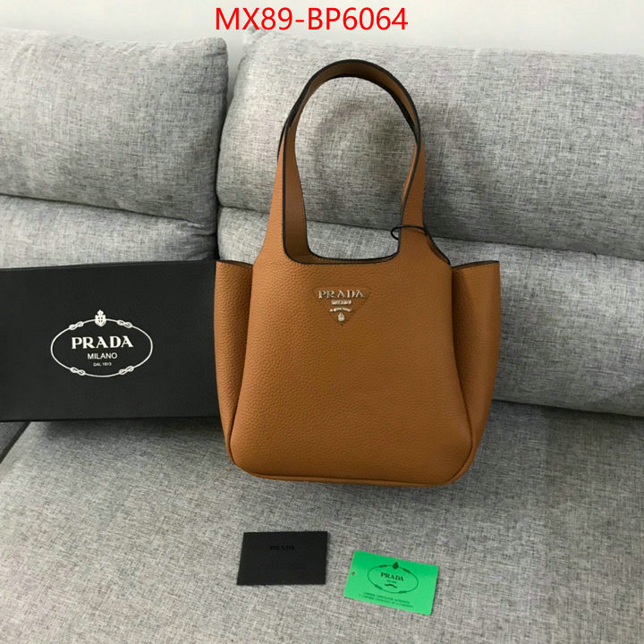 Prada Bags(4A)-Handbag-,the best ,ID: BP6064,$: 89USD