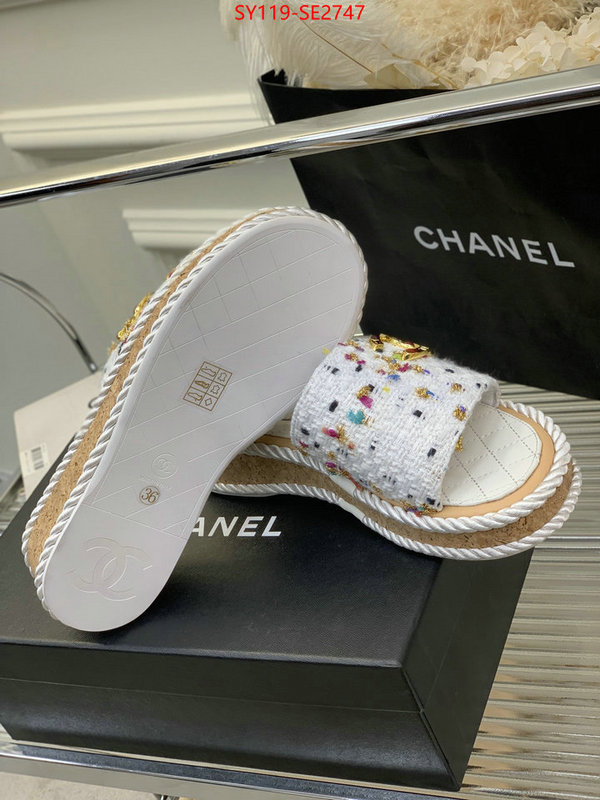 Women Shoes-Chanel,mirror quality , ID: SE2747,$: 119USD