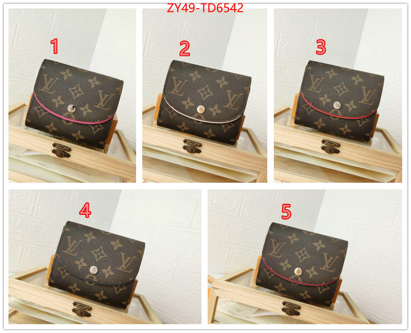 LV Bags(4A)-Wallet,we provide top cheap aaaaa ,ID: TD6542,$: 49USD