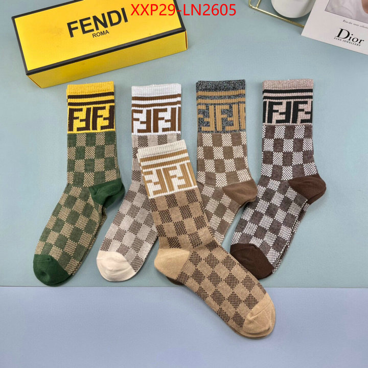 Sock-Fendi,best knockoff , ID: LN2605,$: 29USD