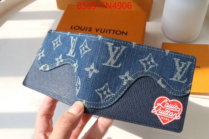 LV Bags(TOP)-Wallet,ID: TN4906,$: 69USD