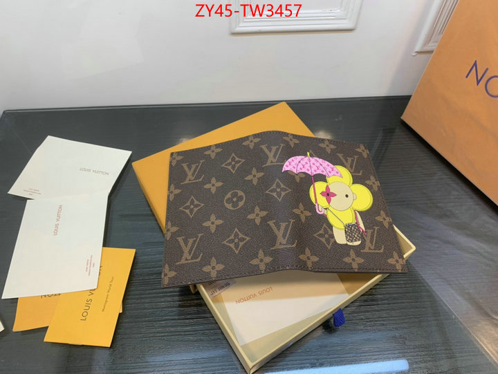 LV Bags(4A)-Wallet,high quality replica ,ID: TW3457,$: 45USD