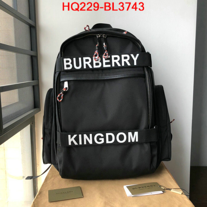 Burberry Bags(TOP)-Backpack-,practical and versatile replica designer ,ID: BL3743,$: 229USD