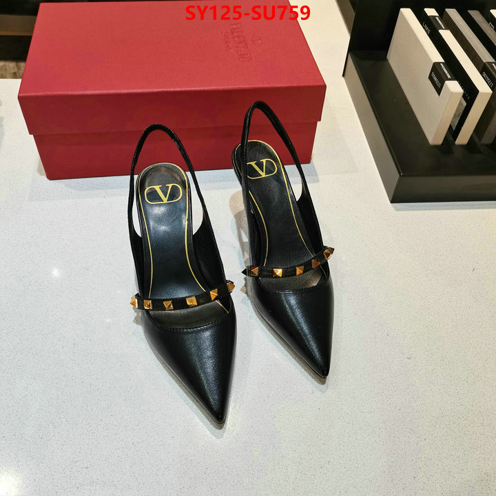 Women Shoes-Valentino,perfect replica , ID: SU759,$: 125USD