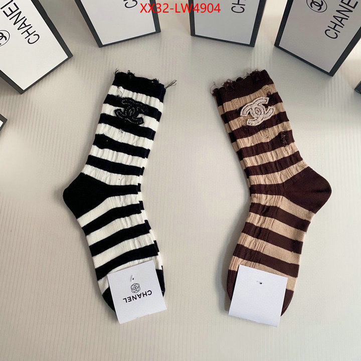 Sock-Chanel,replica aaaaa+ designer , ID: LW4904,$: 32USD