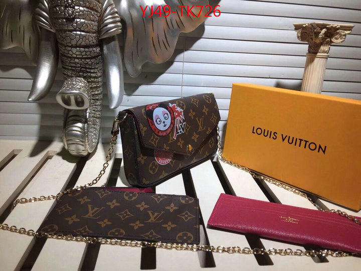 LV Bags(4A)-Wallet,ID: TK726,$:49USD