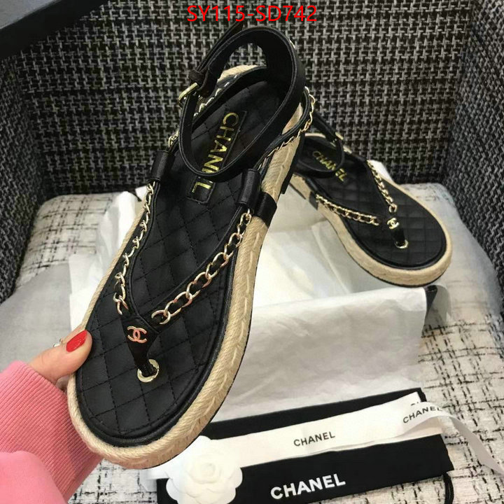 Women Shoes-Chanel,where quality designer replica , ID: SD742,$: 115USD