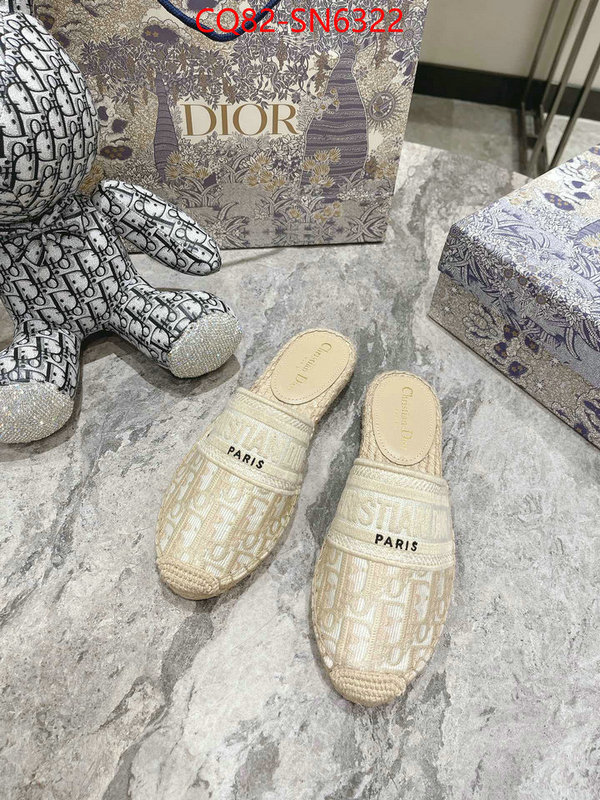 Women Shoes-Dior,the highest quality fake , ID: SN6322,$: 82USD