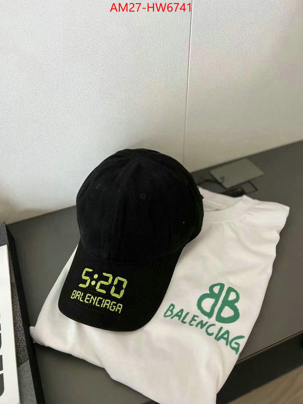 Cap (Hat)-Balenciaga,top quality , ID: HW6741,$: 27USD