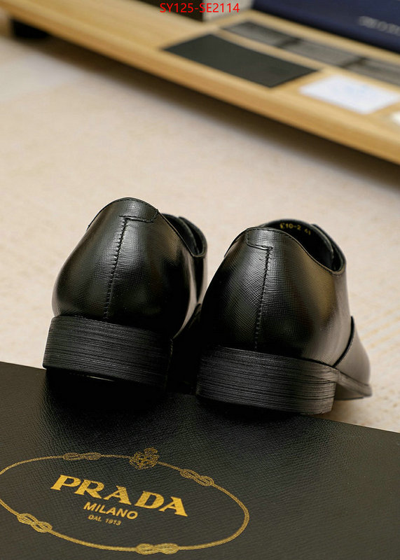 Men Shoes-Prada,aaaaa+ replica designer , ID: SE2114,$: 125USD