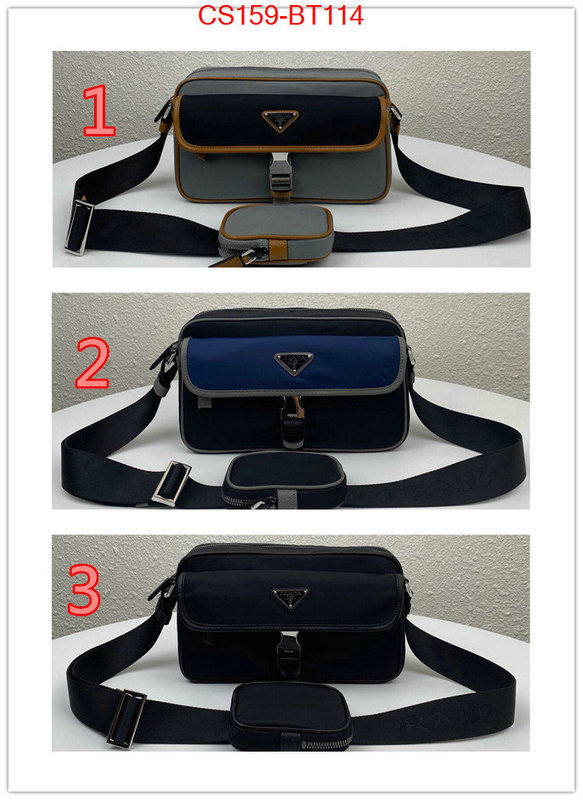 Prada Bags(TOP)-Diagonal-,ID: BT114,$: 159USD