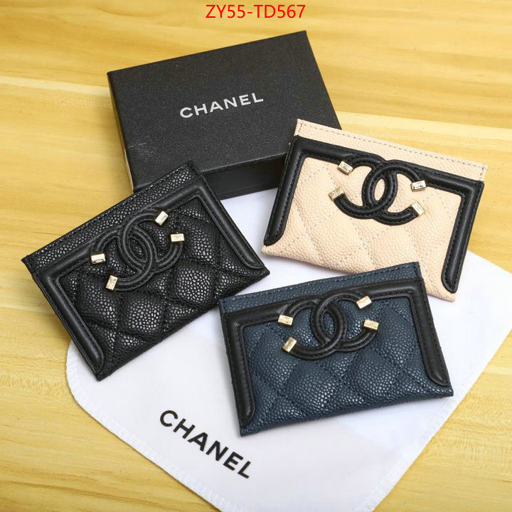 Chanel Bags(4A)-Wallet-,ID: TD567,$: 55USD