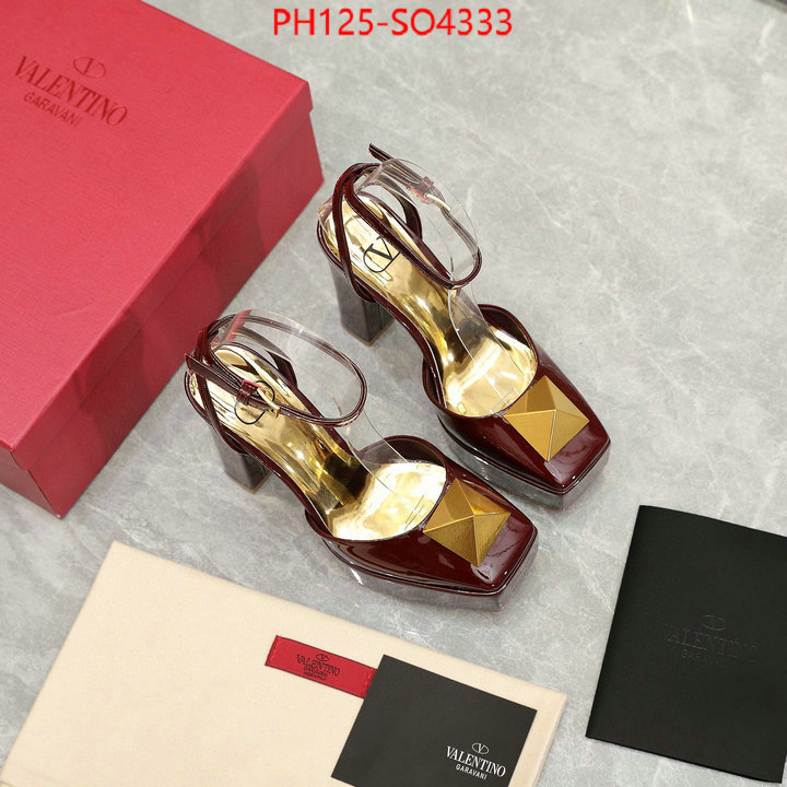 Women Shoes-Valentino,what's the best to buy replica , ID: SO4333,$: 125USD