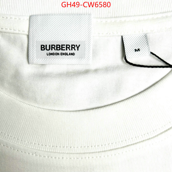 Clothing-Burberry,replica 2023 perfect luxury , ID: CW6580,$: 49USD