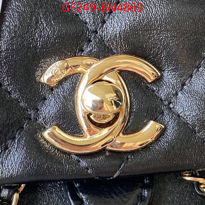 Chanel Bags(TOP)-Backpack-,ID: BN4869,$: 249USD