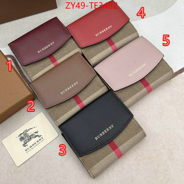 Burberry Bags(4A)-Wallet,high quality designer ,ID: TE3482,$: 49USD