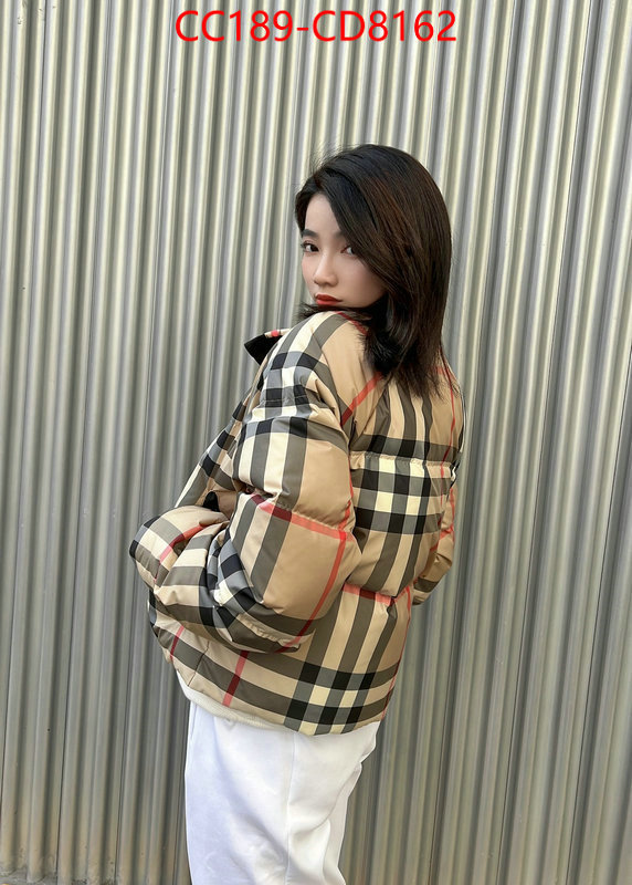 Down jacket Women-Burberry,aaaaa+ quality replica , ID: CD8162,$: 189USD