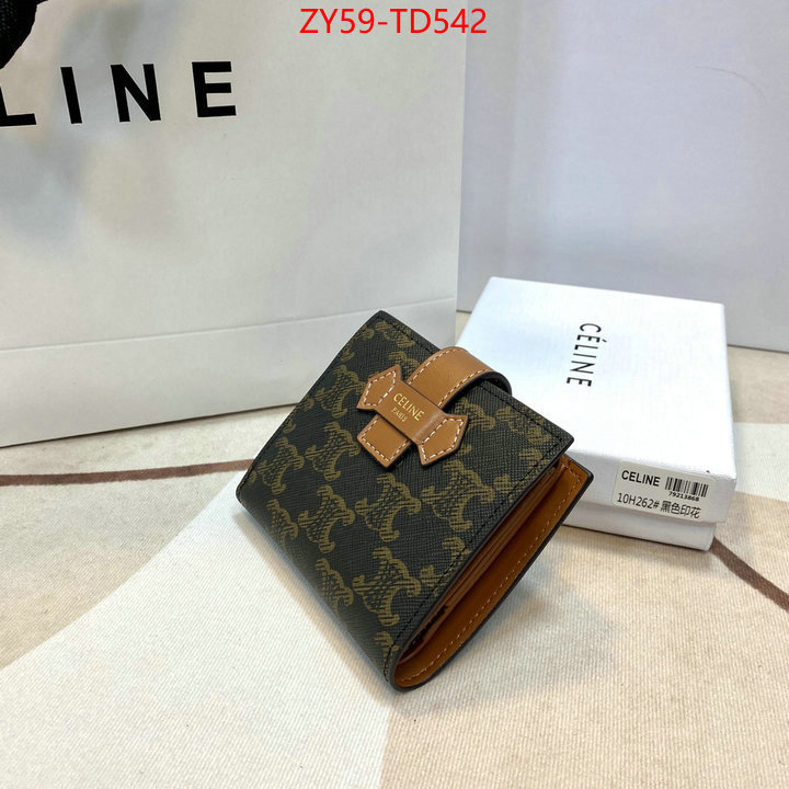 CELINE Bags(4A)-Wallet,high quality designer replica ,ID: TD542,$: 59USD