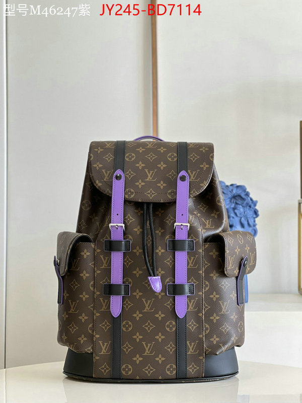 LV Bags(TOP)-Backpack-,ID: BD7114,$: 245USD