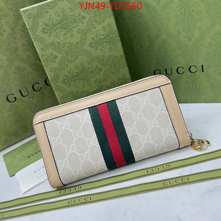 Gucci Bags(4A)-Wallet-,wholesale 2023 replica ,ID: TD3560,$: 49USD