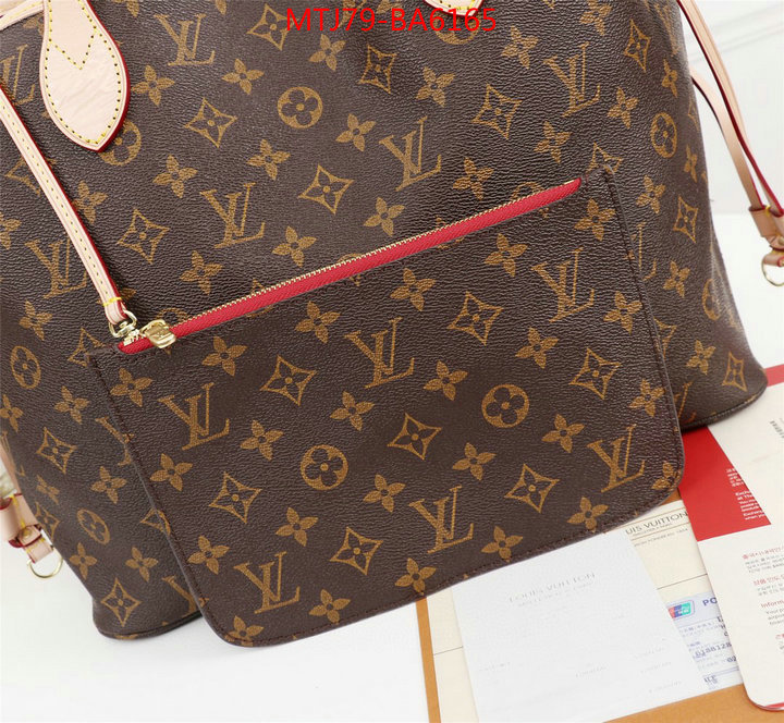 LV Bags(4A)-Neverfull-,practical and versatile replica designer ,ID: BA6165,$: 79USD