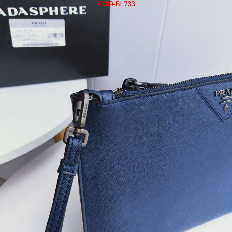 Prada Bags(TOP)-Clutch-,ID: BL733,$:69USD