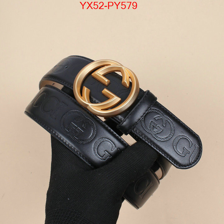 Belts-Gucci,what's the best to buy replica , ID: PY579,$:52USD