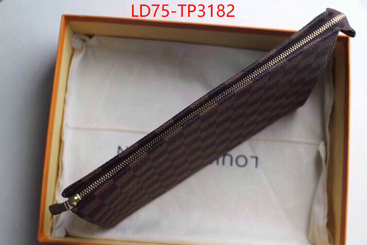 LV Bags(TOP)-Wallet,ID: TP3182,$: 75USD