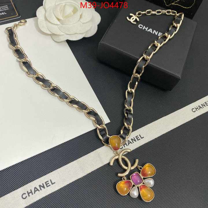 Jewelry-Chanel,wholesale replica shop , ID: JO4478,$: 39USD