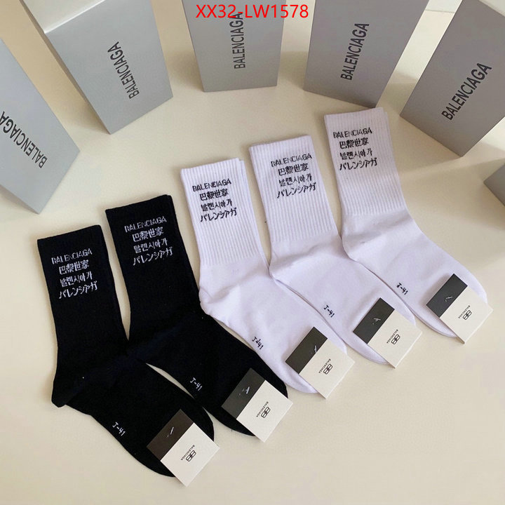 Sock-Balenciaga,luxury 7 star replica , ID: LW1578,$: 32USD