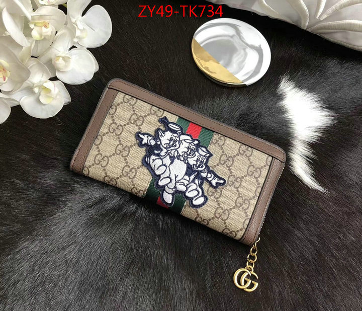 Gucci Bags(4A)-Wallet-,ID: TK734,$:49USD