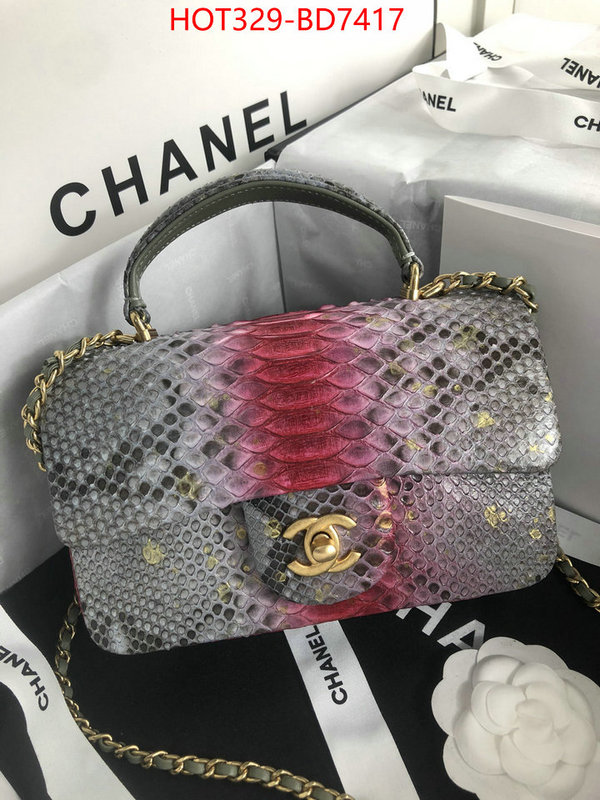 Chanel Bags(TOP)-Diagonal-,ID: BD7417,$: 329USD