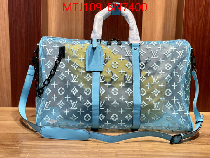 LV Bags(4A)-Keepall BandouliRe 45-50-,replica best ,ID: BN7400,$: 109USD