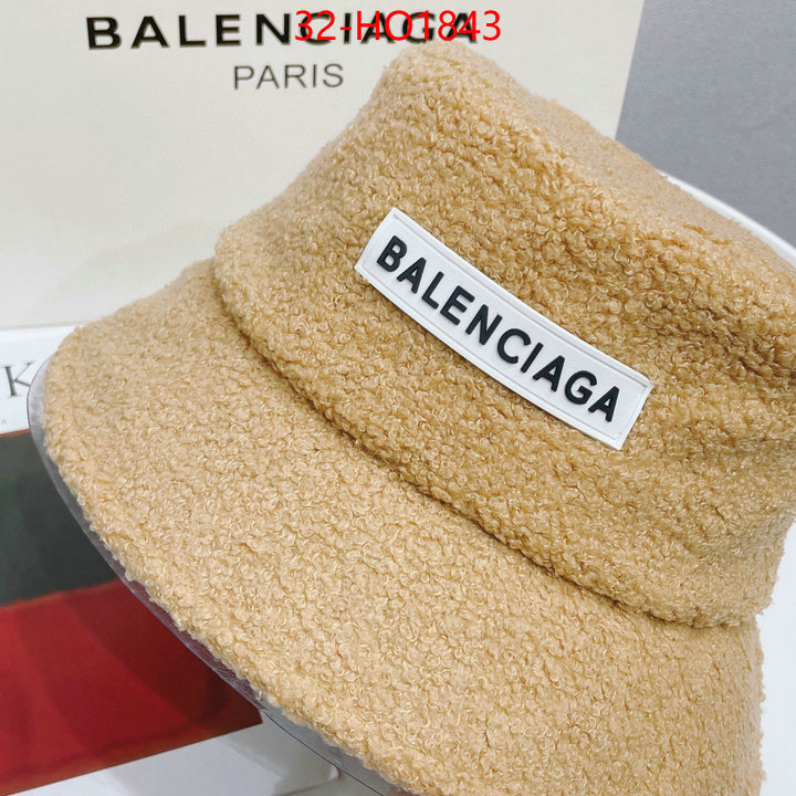 Cap (Hat)-Balenciaga,luxury shop , ID: HO1843,$: 32USD