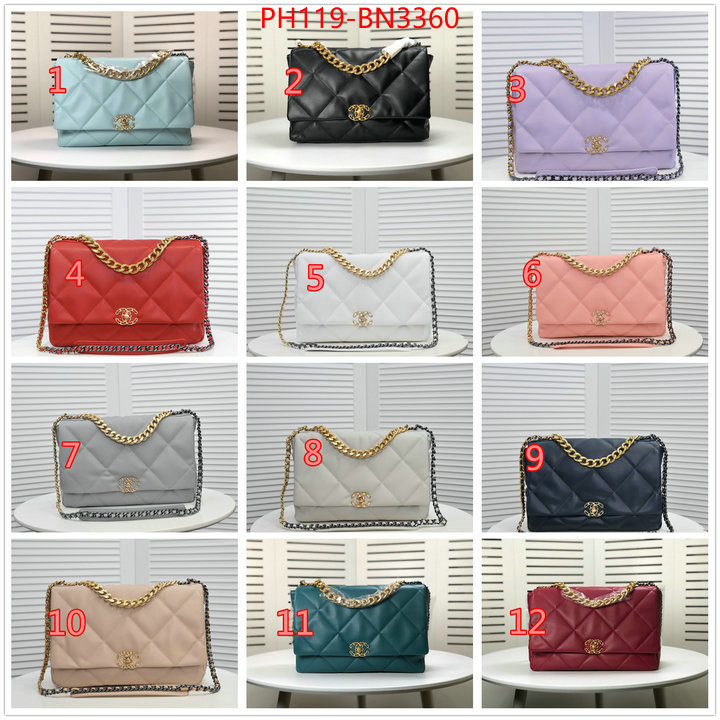 Chanel Bags(4A)-Diagonal-,ID: BN3360,$: 119USD